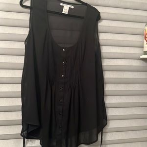 American rag black top, Size 1X